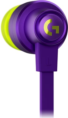 Ecouteurs Gaming G G333 - écouteurs avec fil pour jouer - Violet