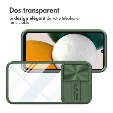 imoshion Coque arrière Camslider pour Samsung Galaxy A34 (5G) - Vert foncé