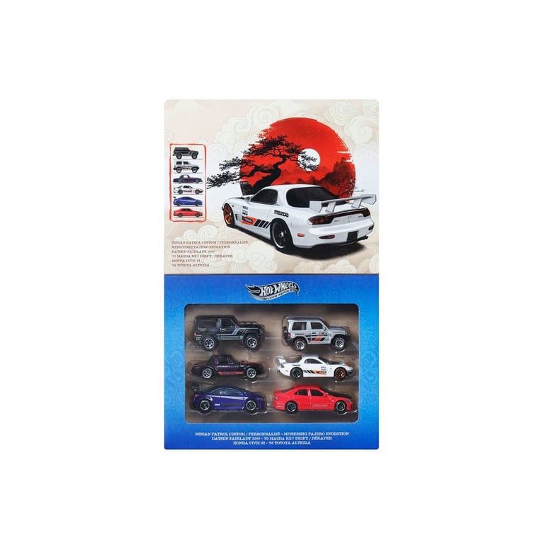 Coffret véhicules HOT WHEELS Street of Japan JLB23 6 véhicules Die cast Collection - vue 4