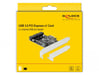 DeLOCK 90387 tarjeta y adaptador de interfaz Interno USB 3.2 Gen 1 (3.1 Gen 1)
