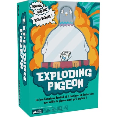 Jeu d'ambiance Asmodee Exploding Pigeon 3–12 joueurs 7+ Multicolore