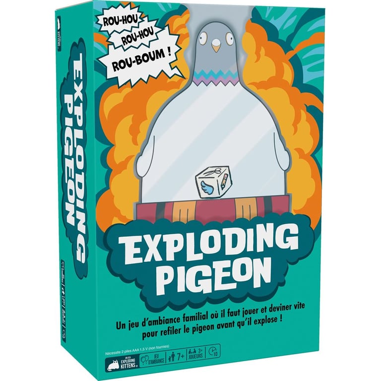 Jeu d’ambiance Asmodee Exploding Pigeon - vue 10