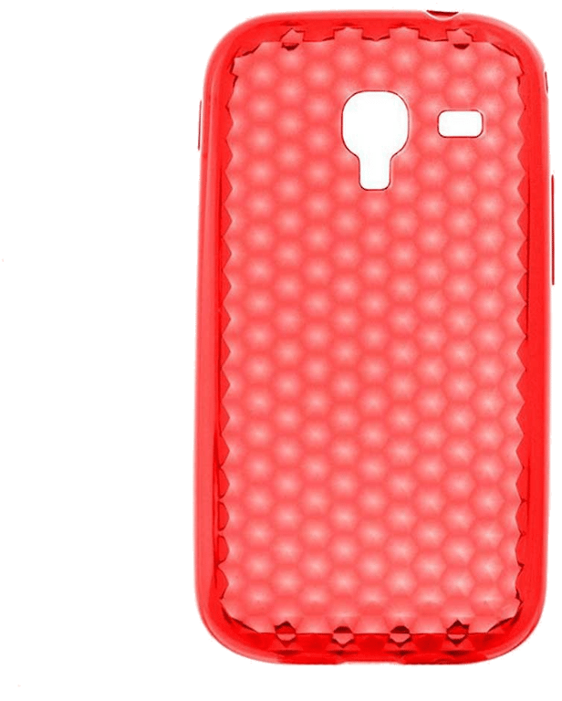 Coque silicone unie compatible Givré Rouge Samsung Galaxy Ace 2