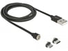 DeLOCK 85723 cable USB USB 2.0 1,1 m USB A USB C/Micro-USB B Negro