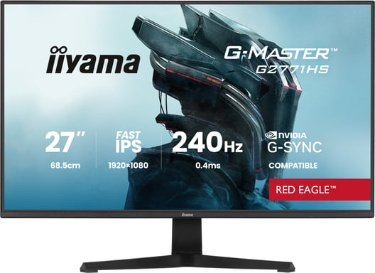 iiyama G-MASTER G2771HS-B1 écran plat de PC 68,6 cm (27 ) 1920 x 1080 pixels Full HD Noir - Neuf