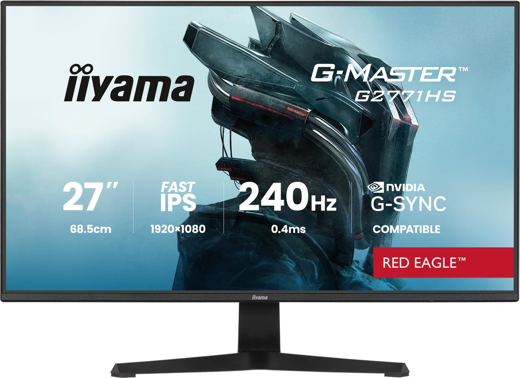 Ecran PC Gamer IIYAMA 27 FHD 240Hz Dalle Fast IPS 0.4ms G Master Eagle - vue 4