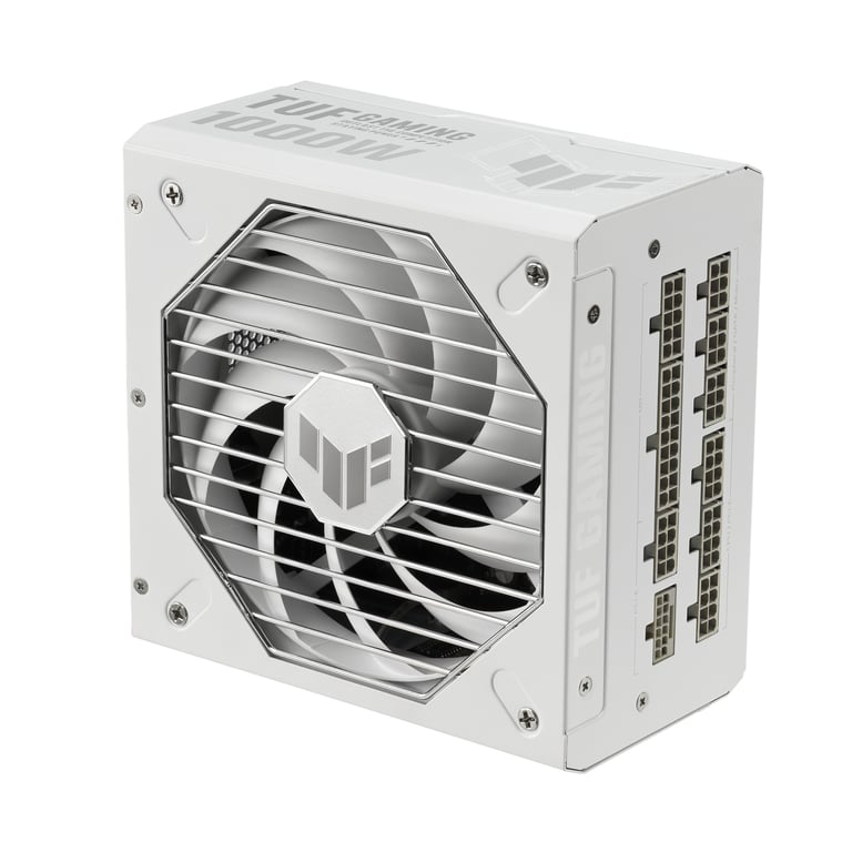 ASUS TUF Gaming White Edition 1000W (ATX 3.0 – 80 PLUS Gold – Blanc) - Neuf
