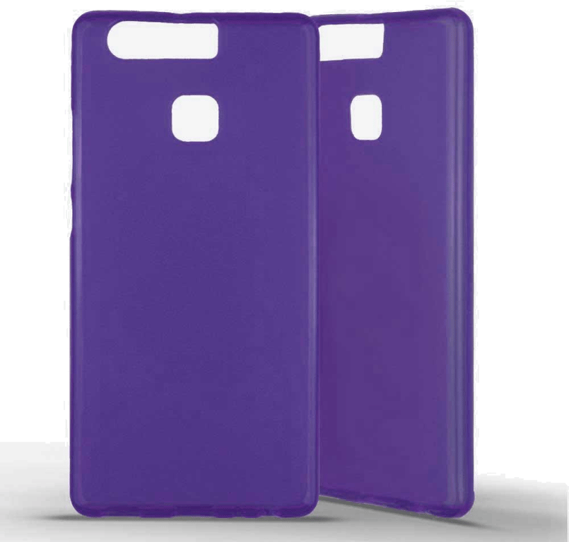 Coque silicone unie compatible Givré Violet Huawei P9