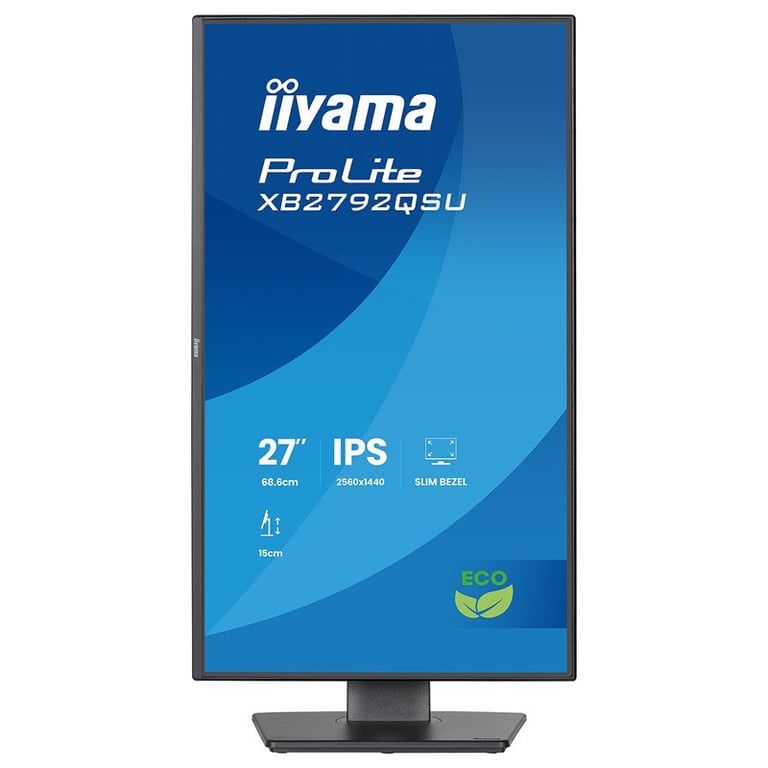 IIYAMA ecran iiyama 27 resolution 2560 x 1440 2.5k temps de reponse 3ms frequence 120hz hdmi dp dvi i Très bon état - vue 3