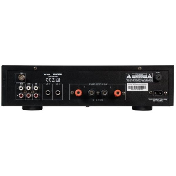 Amplificateur Audio Fonestar AS3030 – 2.0 Canaux, 30W RMS, Bluetooth/USB/FM - vue 2