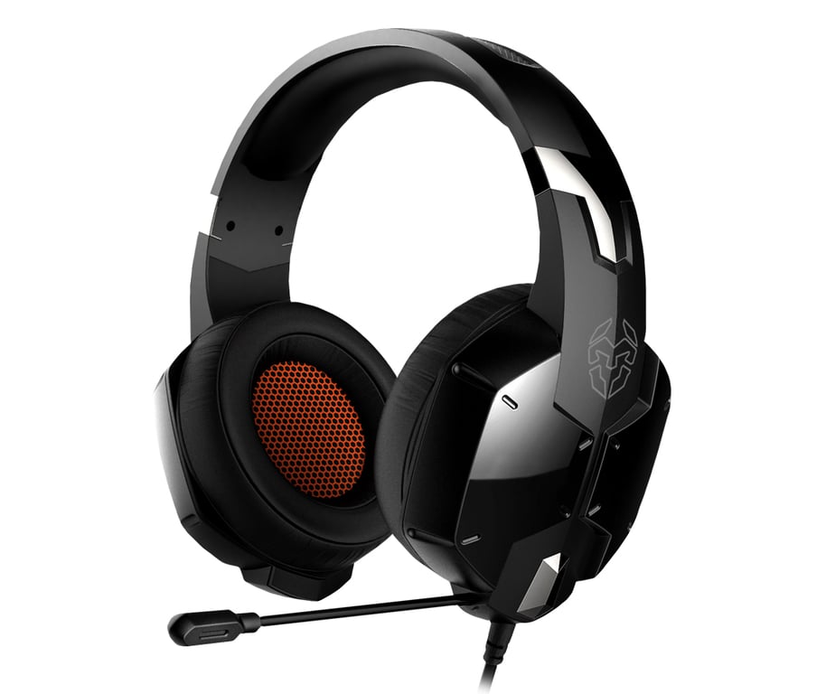Krom Kopa Casque Avec fil Arceau Jouer Noir