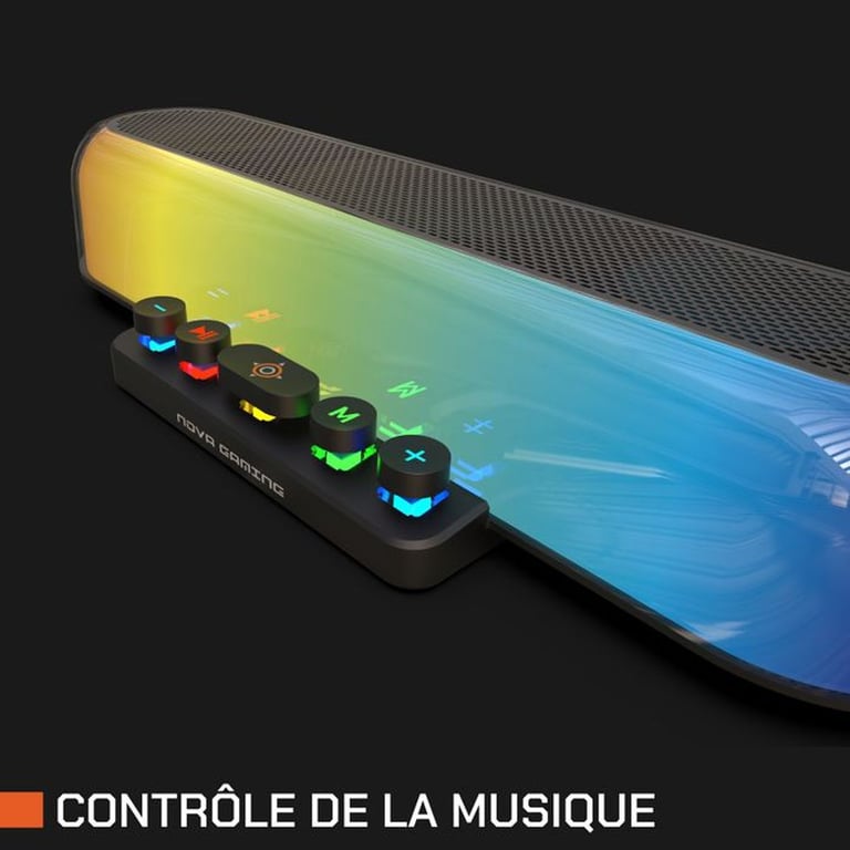Barre De Son Nova Gaming GS205 URSAE – 10W, Bluetooth 5.3, RGB - vue 5