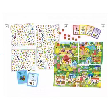 Jeu éducatif : Cherche et trouve les chiffres pour enfants