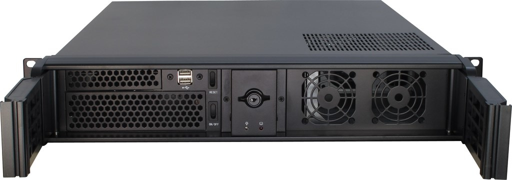 Inter-Tech IPC 2U-2098-SL Support Noir - Neuf