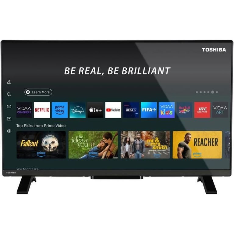 TOSHIBA 32WV2563DG TV LED 32 80 cm HD 1366x768 Smart TV 2xHDMI WiFi - vue 2
