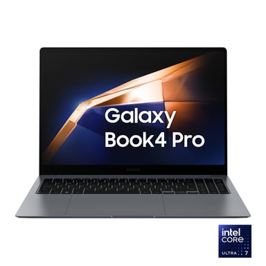 Samsung Galaxy Book4 Pro Intel Core Ultra 7 155H Ordinateur portable 40,6 cm (16'') Écran tactile WQXGA+ 16 Go LPDDR5x-SDRAM 1 To SSD Wi-Fi 6E (802.11ax) Windows 11 Pro Gris