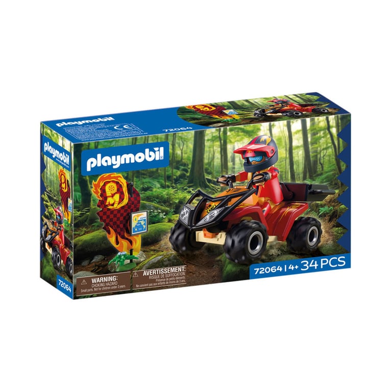 Playmobil Rallye 72064 Quad tout terrain - vue 9
