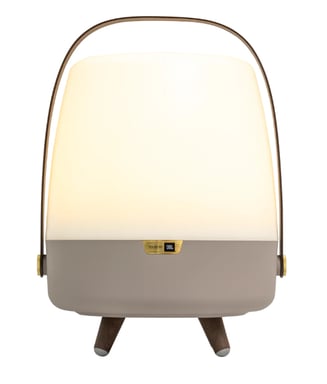 Kooduu Lite-up Play 2.0 Altavoz portátil mono Beige, Blanco, Madera 10 W