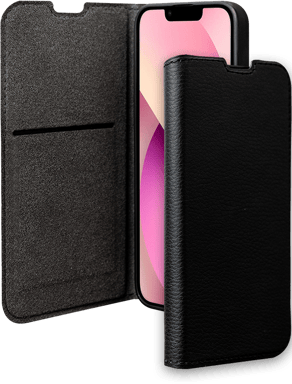 Folio Wallet iPhone 13 Noir - 65% Plastique recyclé Certifié GRS Bigben