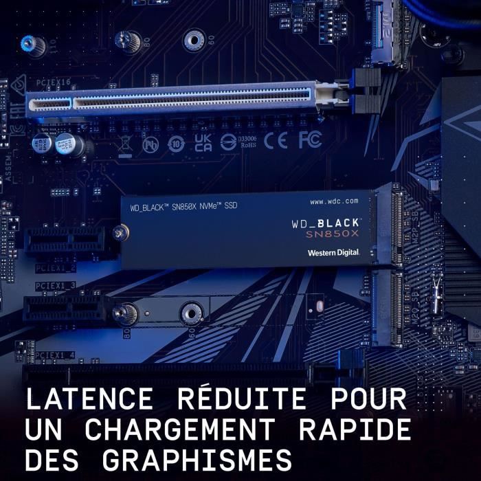 Western Digital SSD WD SN850X Avec dissipateur thermique - vue 10