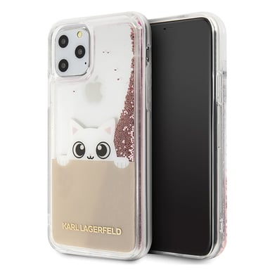Funda Karl Lagerfeld para iPhone 11 Pro oro rosa
