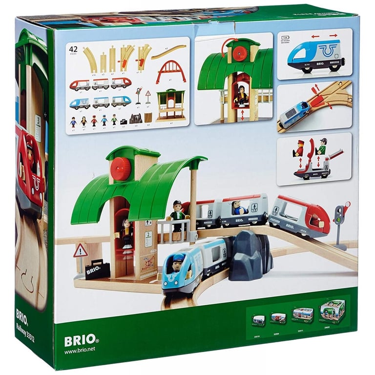 Circuit de Train Brio 33512 : Plateforme Voyageurs Amusante et Interactive - Neuf