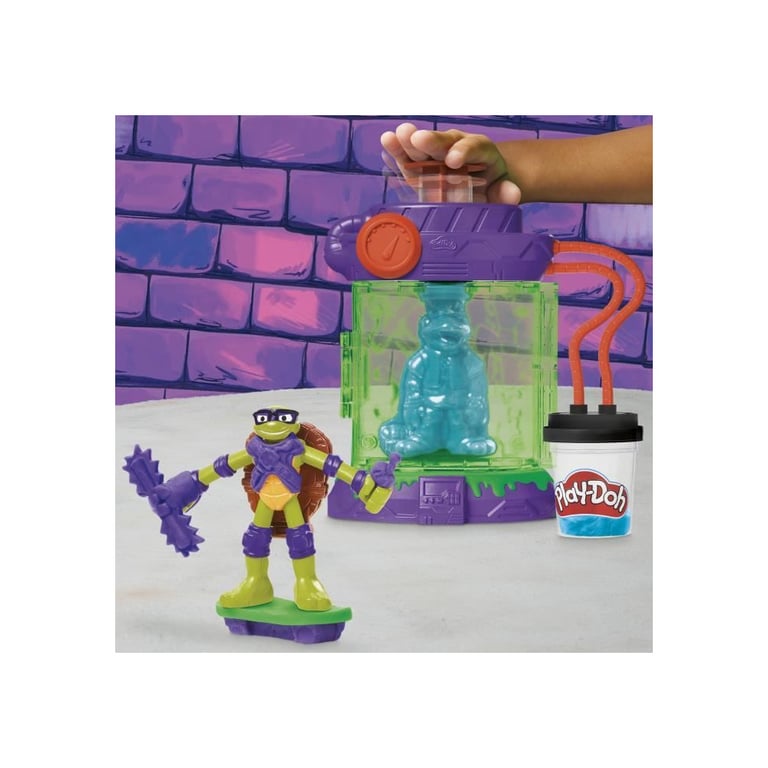 Play-Doh Les Tortues Ninja Station de mutation, coffret de pâte a modeler, loisirs créatifs pour enfants, des 4 ans - Neuf