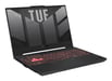 ASUS TUF Gaming A15 TUF507NVR-LP084W laptop AMD Ryzen™ 7 7435HS Ordinateur portable 39,6 cm (15.6'') Full HD 16 Go DDR5-SDRAM 512 Go SSD NVIDIA GeForce RTX 4060 Wi-Fi 6 (802.11ax) Windows 11 Home Noir, Gris
