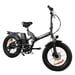 Bicicleta eléctrica Univercycle B4 de doble suspensión, batería de 48 V y 13 Ah, frenos de disco hidráulicos - negra