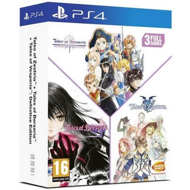 Tales Of: Vesperia & Berseria & Zestiria Trilogy PS4 Compilation