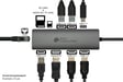 Alcasa HUB-C001A hub & concentrateur USB Type-C 5000 Mbit/s Anthracite