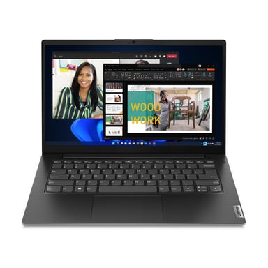 Lenovo V14 G4 AMN AMD Ryzen™ 5 7520U Ordinateur portable 35,6 cm (14'') Full HD 8 Go LPDDR5-SDRAM 256 Go SSD Wi-Fi 5 (802.11ac) Windows 11 Pro Français Noir