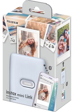 Fujifilm Imprimante photo instantanée Instax Mini Link Blanc cendré