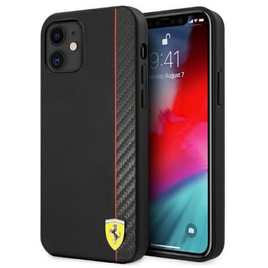 Funda Ferrari para iPhone 12 mini 5.4'' negro