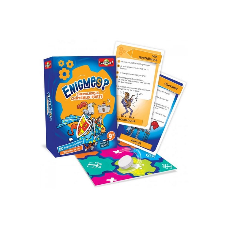 Jeu Éducatif Bioviva Enigmes Découvertes et Inventions – 2 à 6 Joueurs, À Partir de 9 Ans - vue 3