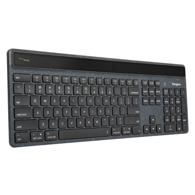 Targus EcoSmart AKB868FR teclado Universal Bluetooth AZERTY Francés Negro