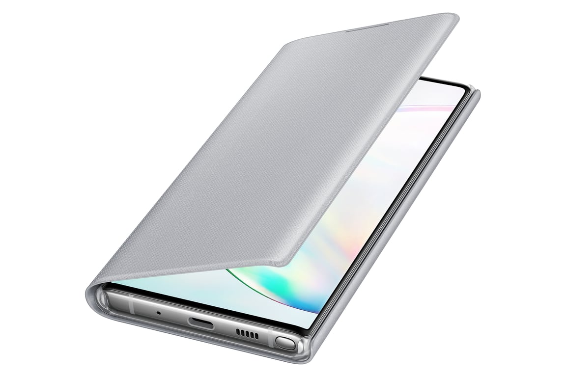 Samsung EF-NN970 coque de protection pour téléphones portables 16 cm (6.3 ) Folio Argent Samsung Galaxy Note10 - Neuf