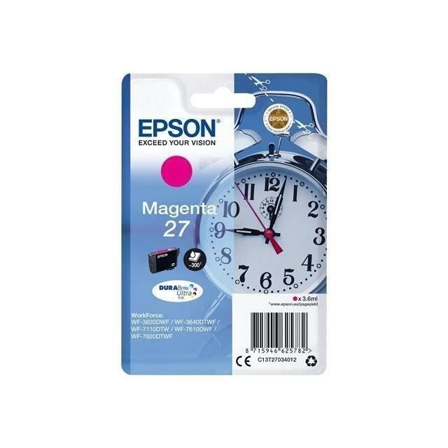 EPSON Cartouche d'encre T2703 Magenta - Réveil (C13T27034012) - Neuf