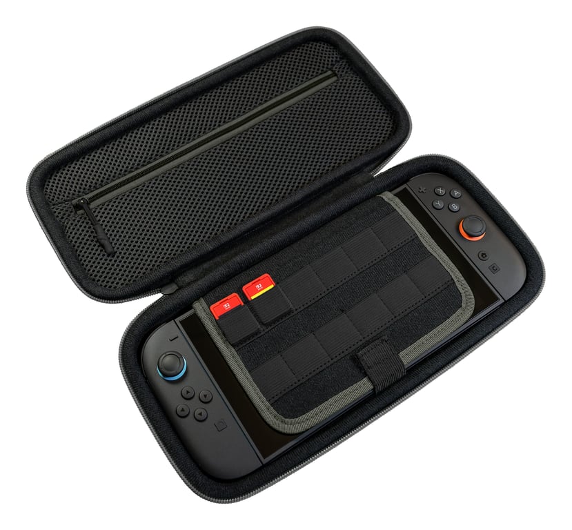 Turtle Beach PlayTrek Étui de voyage Charcoal Black sous licence officielle de Nintendo pour protéger votre Nintendo Switch 2 - Neuf