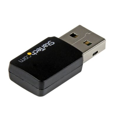 Adaptador de red inalámbrica mini USB 2.0 de doble banda AC600 de StarTech.com - dongle USB WiFi 802.11ac 1T1R (USB433WACDB)