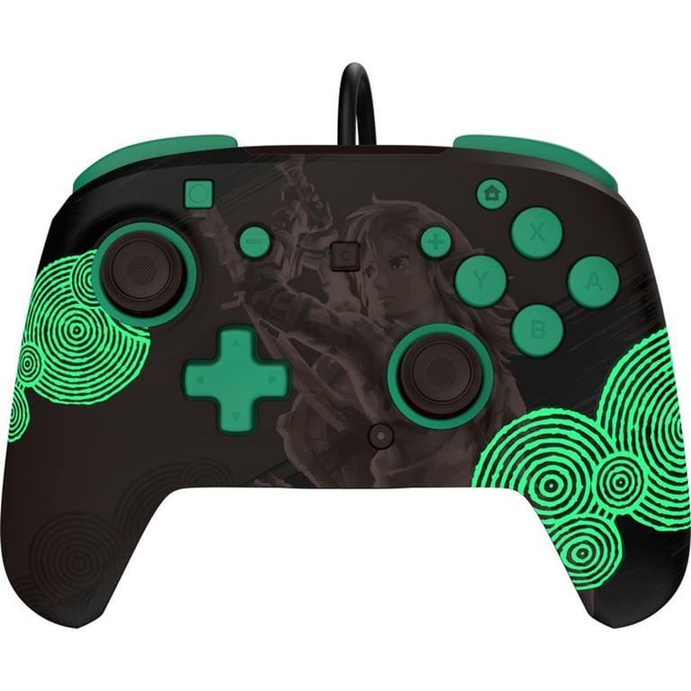 Manette filaire Turtle Beach Rematch pour Nintendo Switch Hall effect RGB Zelda Multicolore - Neuf