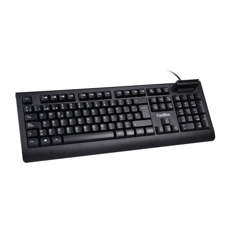 CoolBox COO TEC04DNI clavier Bureau USB QWERTY Espagnole Neuf