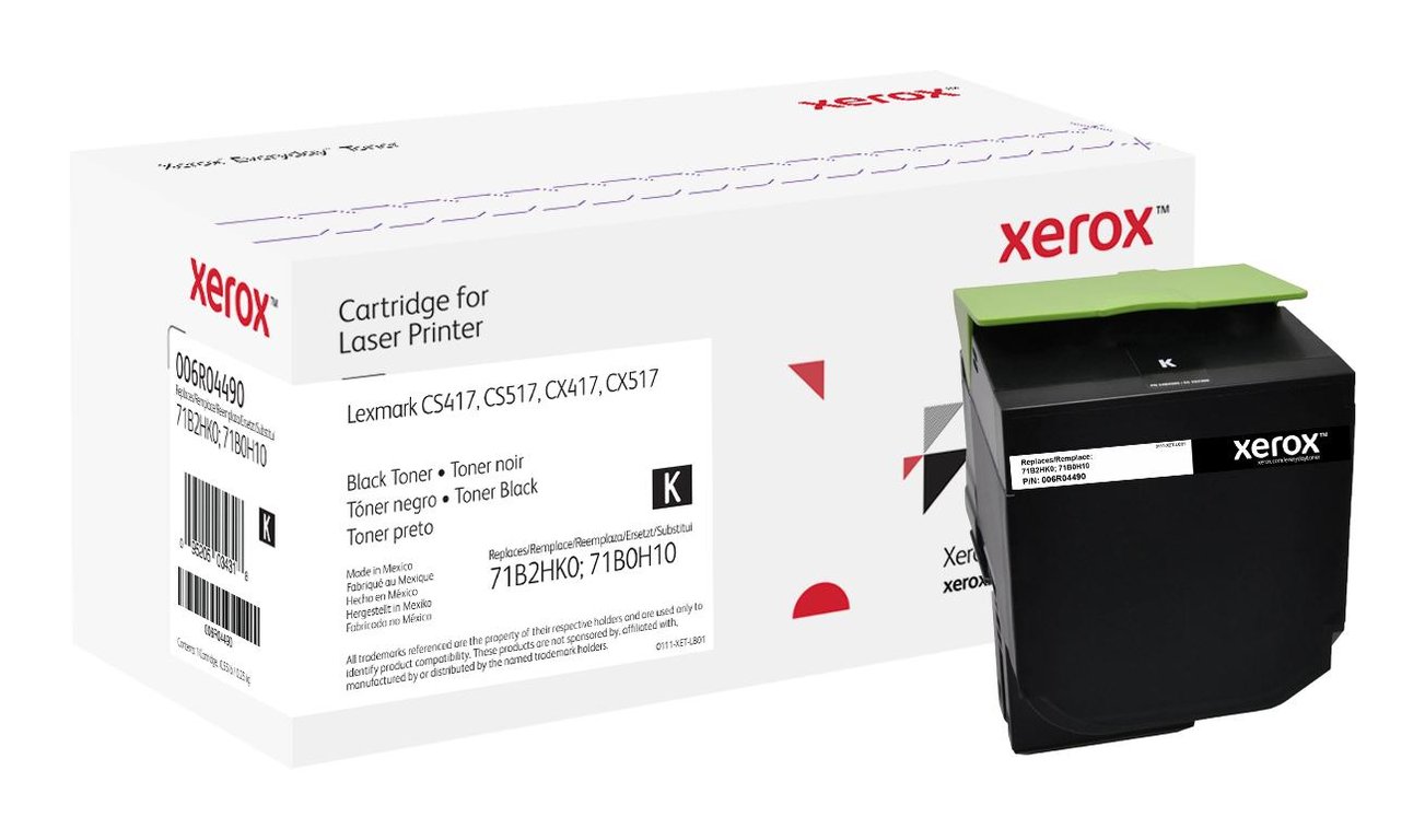 Xerox À rendement élevé compatible cartouche de toner alternative pour : Lexmark 71B0H10 Lexmark 71B2HK0 pour Lexmark CS417dn CS517de CX417de - vue 2