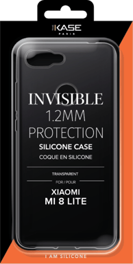 Guscio sottile e invisibile per Xiaomi Mi 8 Lite 1,2 mm, trasparente
