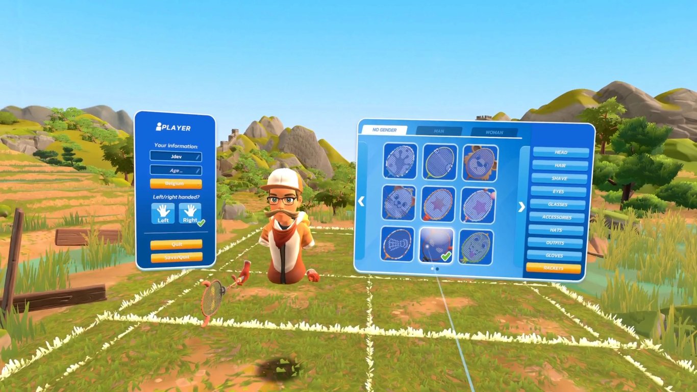 Badminton Time VR PS5 PSVR2 Neuf - vue 3