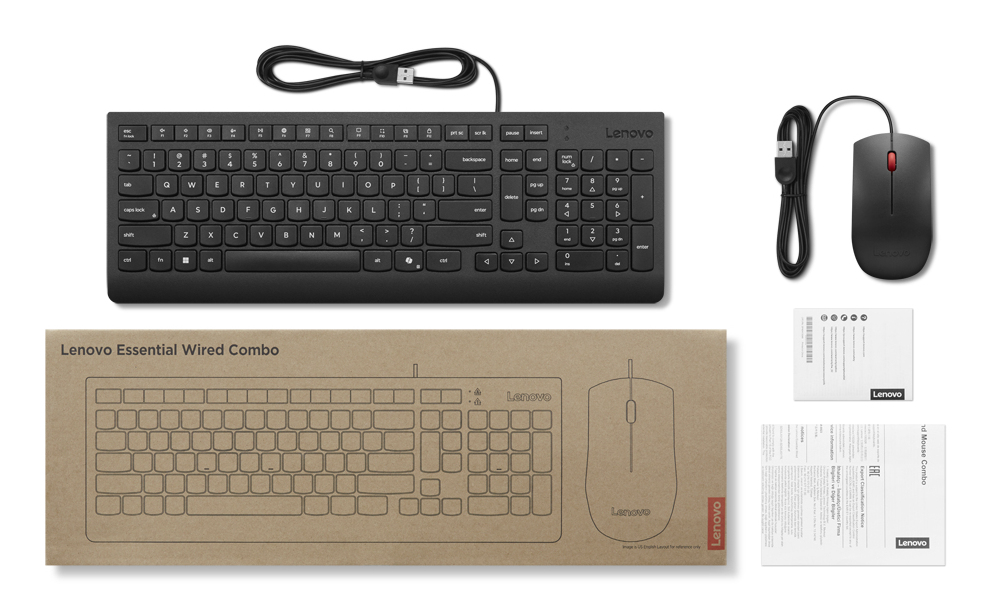 Lenovo KB MICE BO ESSENCIAL WR KBMS - vue 3
