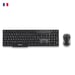 NGS ??EUPHORIA KIT FRENCH clavier Souris incluse Universel RF sans fil AZERTY Français Noir