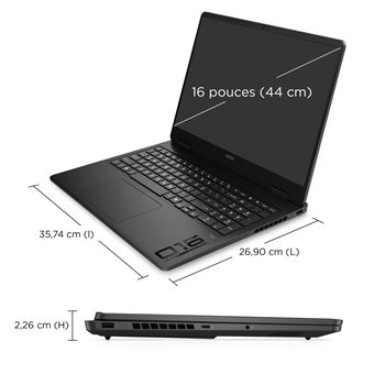 OMEN Slim Gaming Laptop 16 an0019nf - vue 5