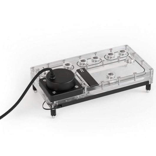 Refrigeración Líquida Alphacool Core Distro Plate 240mm avec pompe D5 Apex aRGB - vue 2