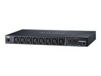 Aten PE8108 Unité d'alimentation électrique 1U Éco intelligente à 8 ports avec mesure par sortie